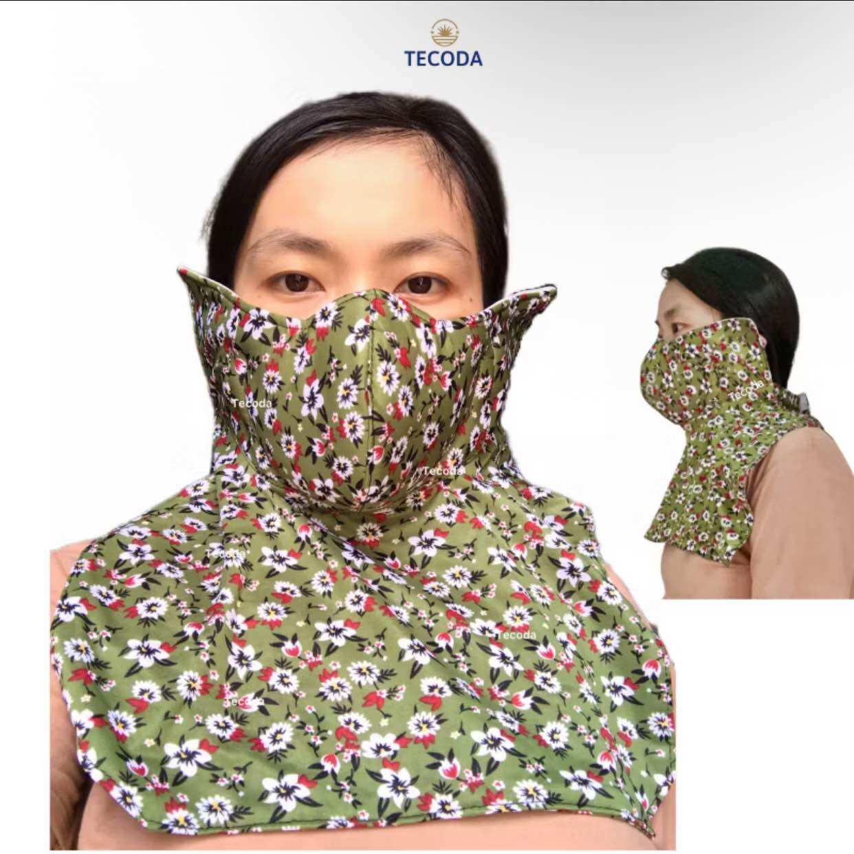 3-Layer Sun Protection Mask with Full Face and Neck Coverage, Soft, Breathable Fabric, Anti-Uv - 6