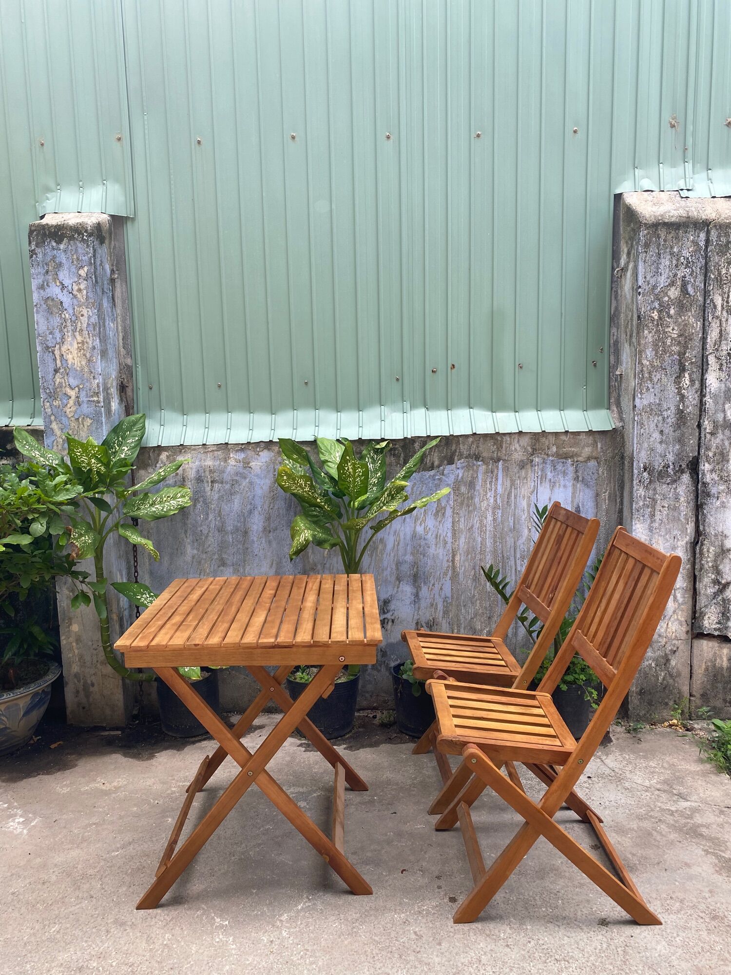 Bàn gỗ xếp gọn