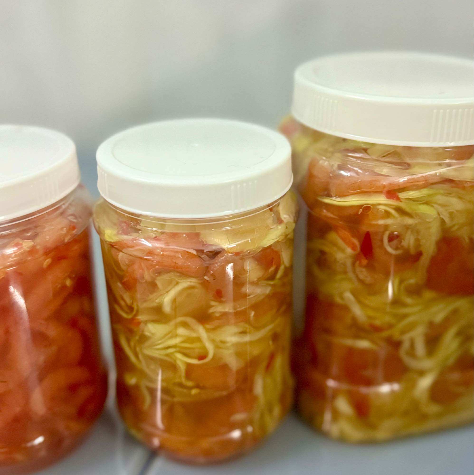 Hủ 1kg mắm tôm đất Cà Mau mix đu đủ nhà làm