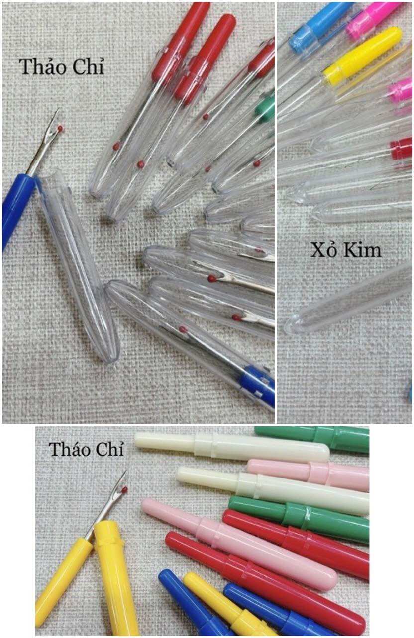 Dụng Cụ xỏ kim / tháo Chỉ Rọc Khuy Nút Đủ Màu
