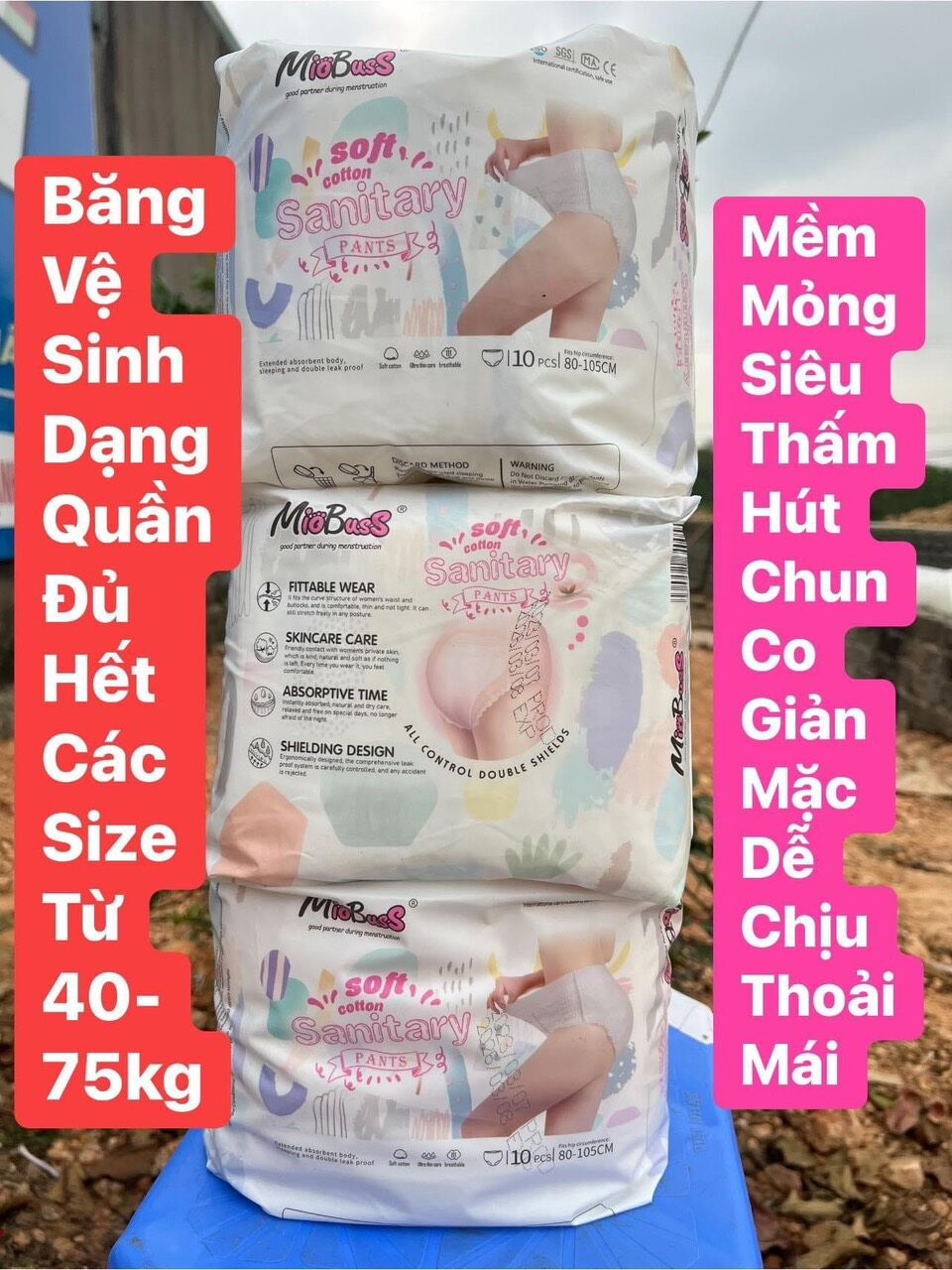 Băng vệ sinh dạng quần phụ nữ Miobuss