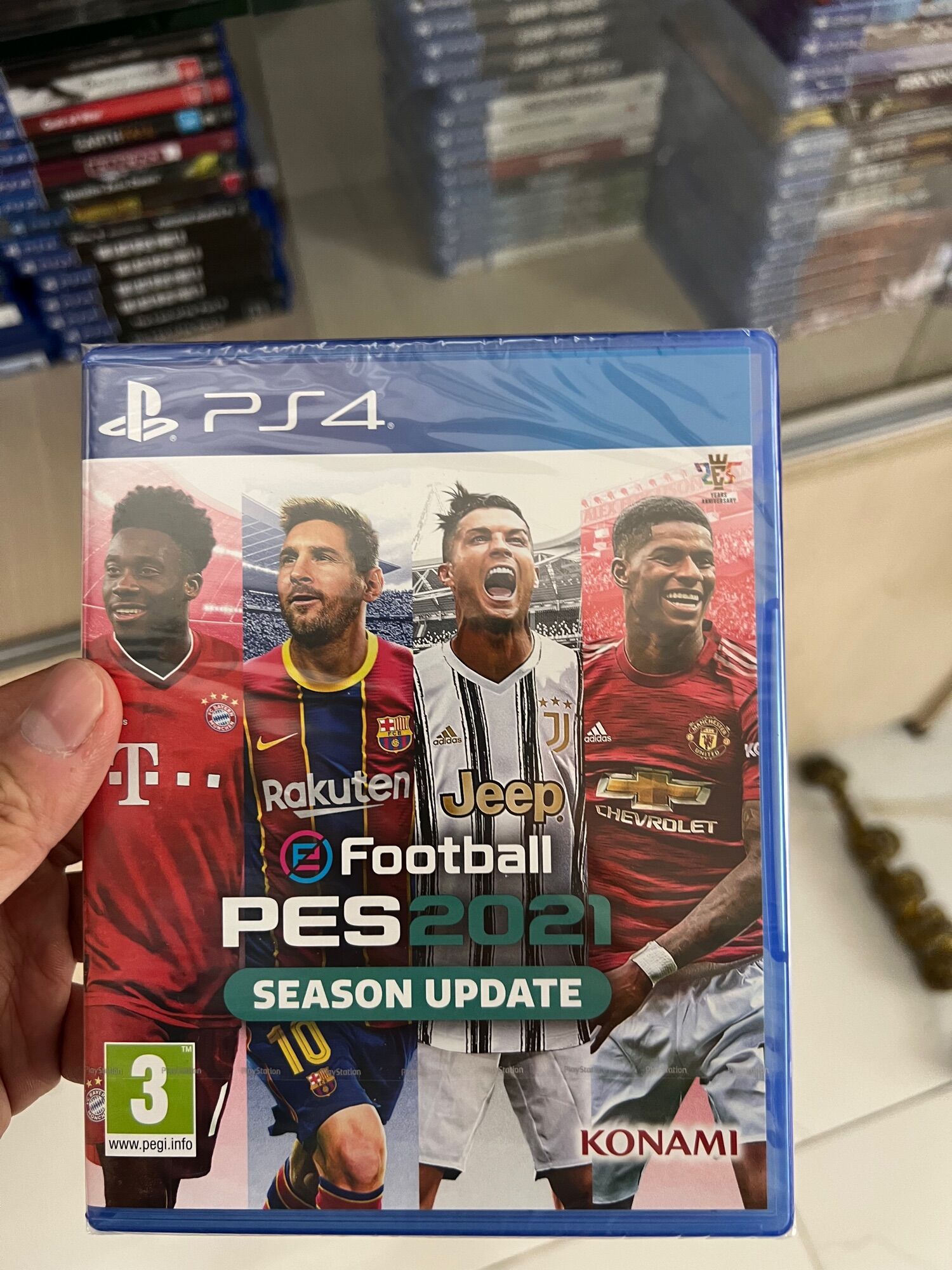 Đĩa chơi game PS4: PES 2021 SEASON UPDATE