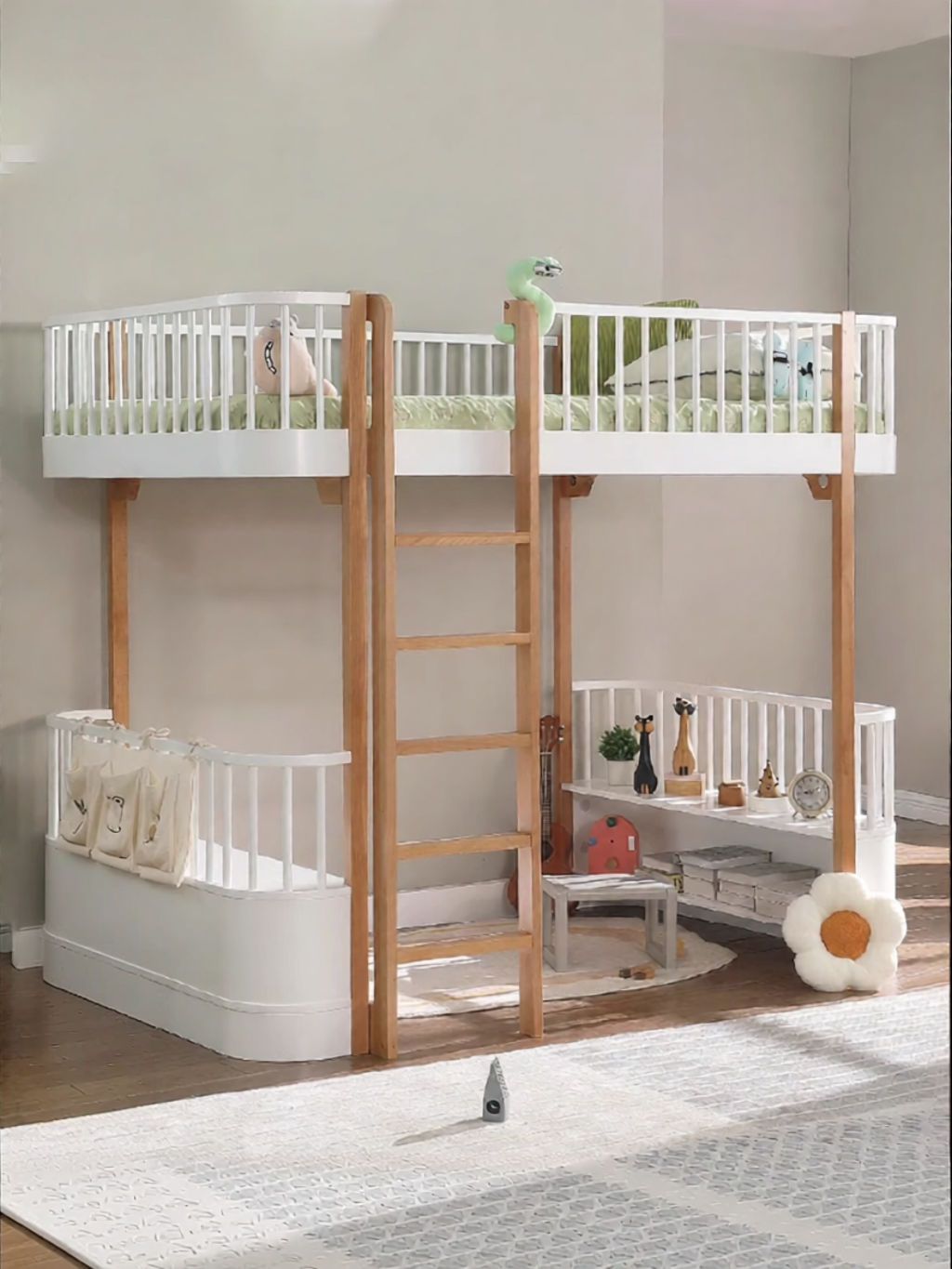Regent Home | Giường Tầng Gỗ Đơn Cho Trẻ Em