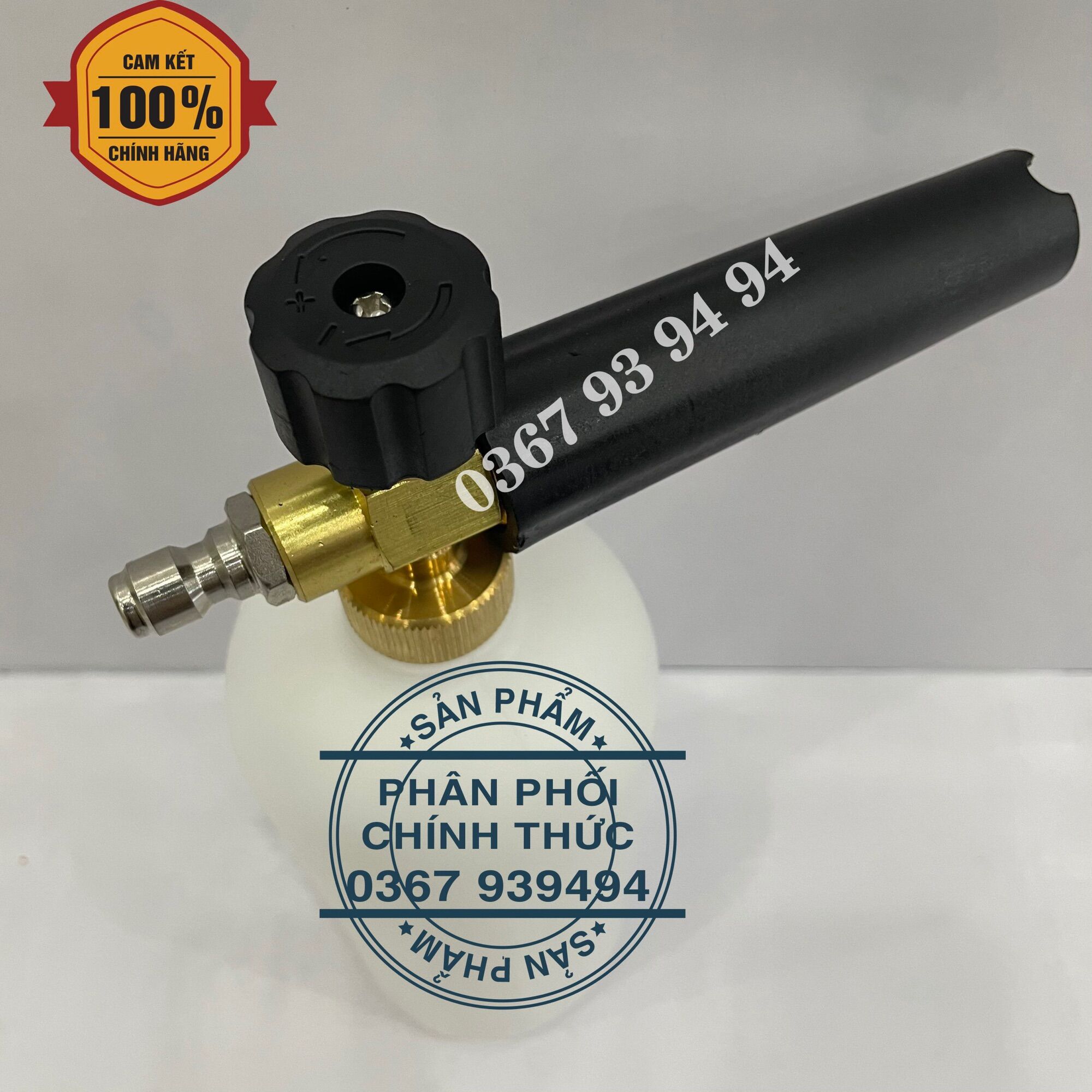 Bình Phun Tạo Bọt Tuyết 1L - Gắn Máy Rửa Xe