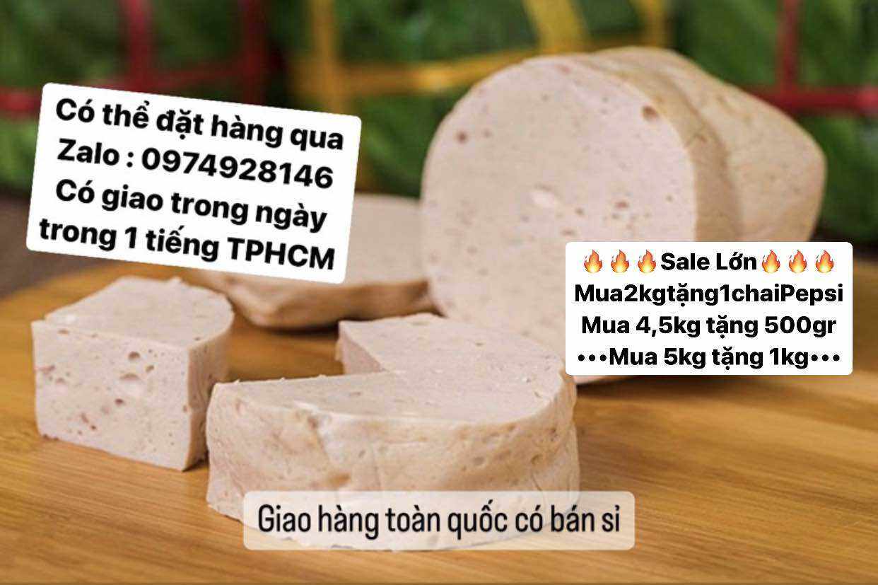 Chả lụa ngon nhà làm 500gr