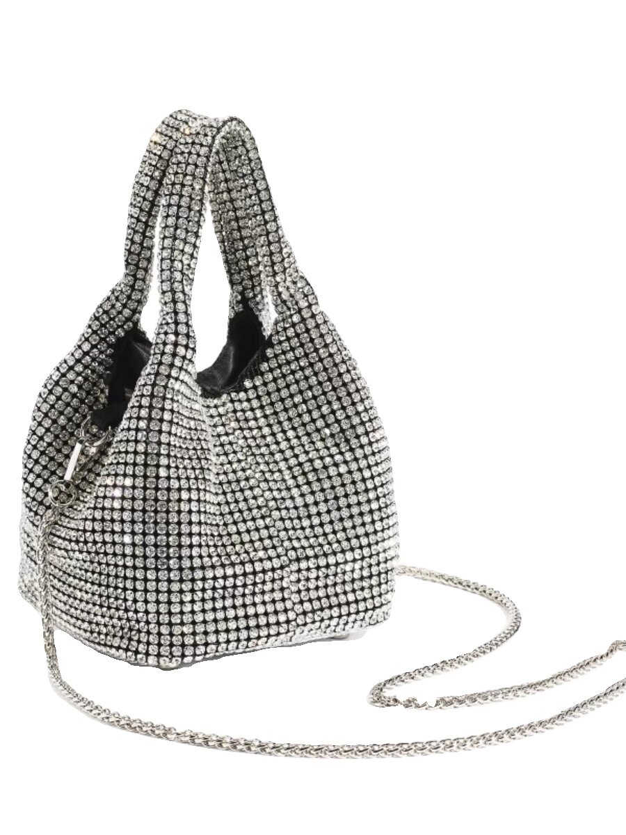 Túi Đeo Chéo Nữ Mới Túi Xô Đá Rhinestone Túi Xô Đeo Vai Thường Ngày Túi Xô Đeo Chéo Đính Đá Cao Cấp Túi Xô Đeo Chéo Sang Trọng