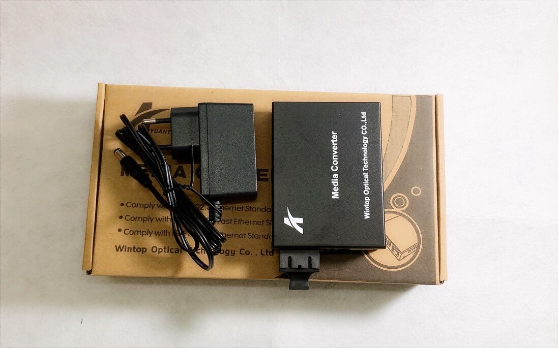 Converter Single mode 1 sợi quang & 2 sợi quang 10/100/1000