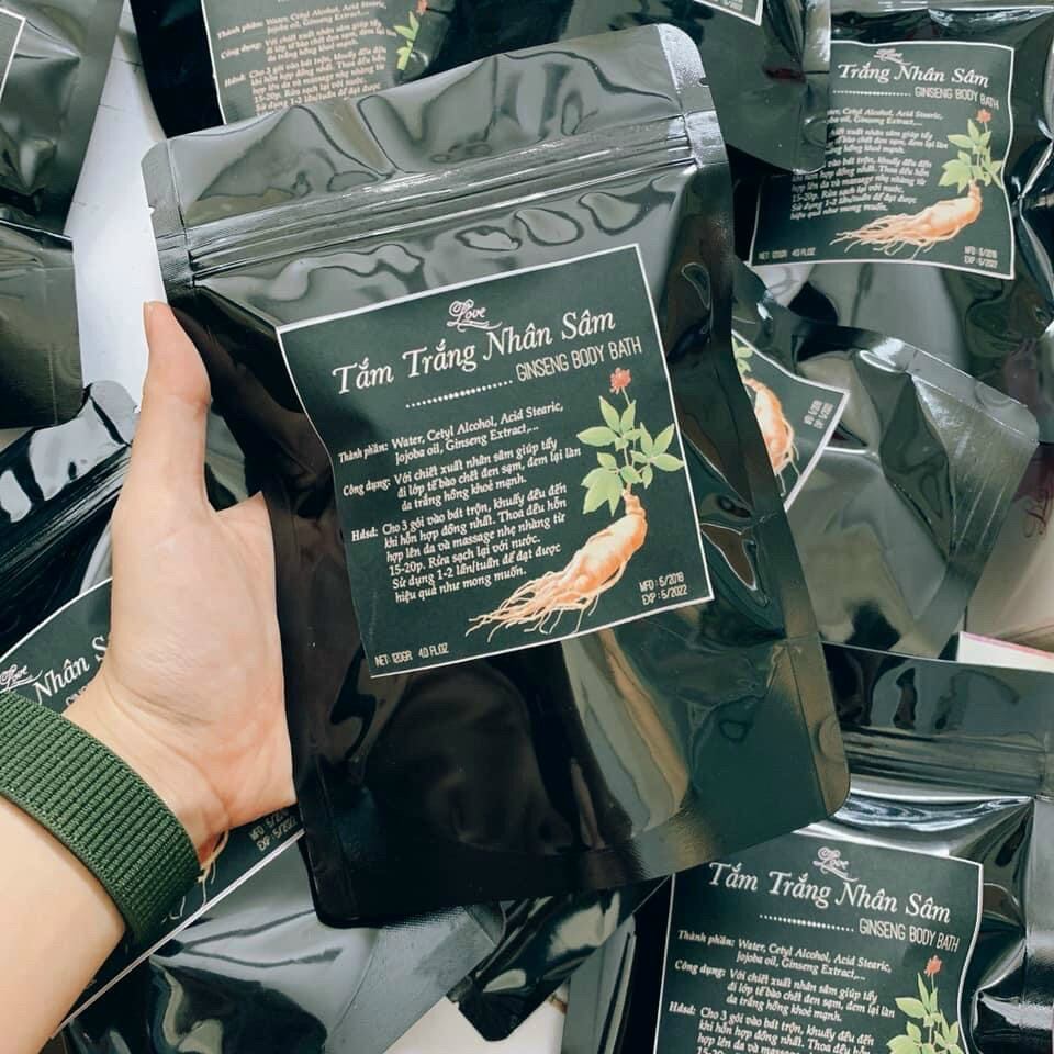 Set tắm trắng nhân sâm đen