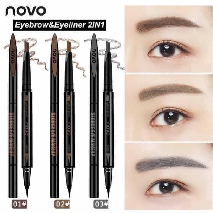 Chì kẻ mày 2 đầu Novo