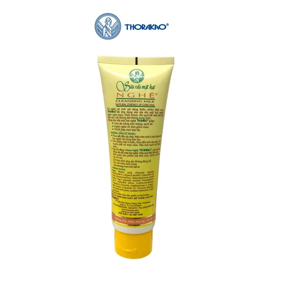 Sữa rửa mặt hạt nghệ Thorakao 100g