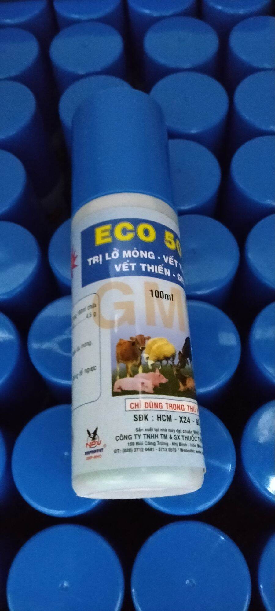 2chai xịt ghẻ, lở móng, vết thương,thiến eco500 100ml