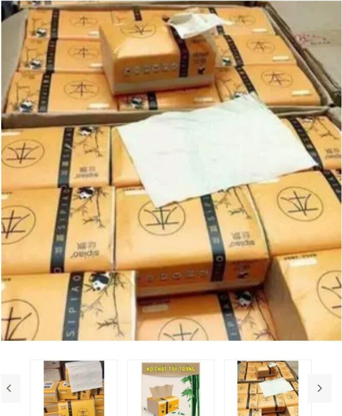 Giấy ăn gấu trúc( 30 gói/thùng)