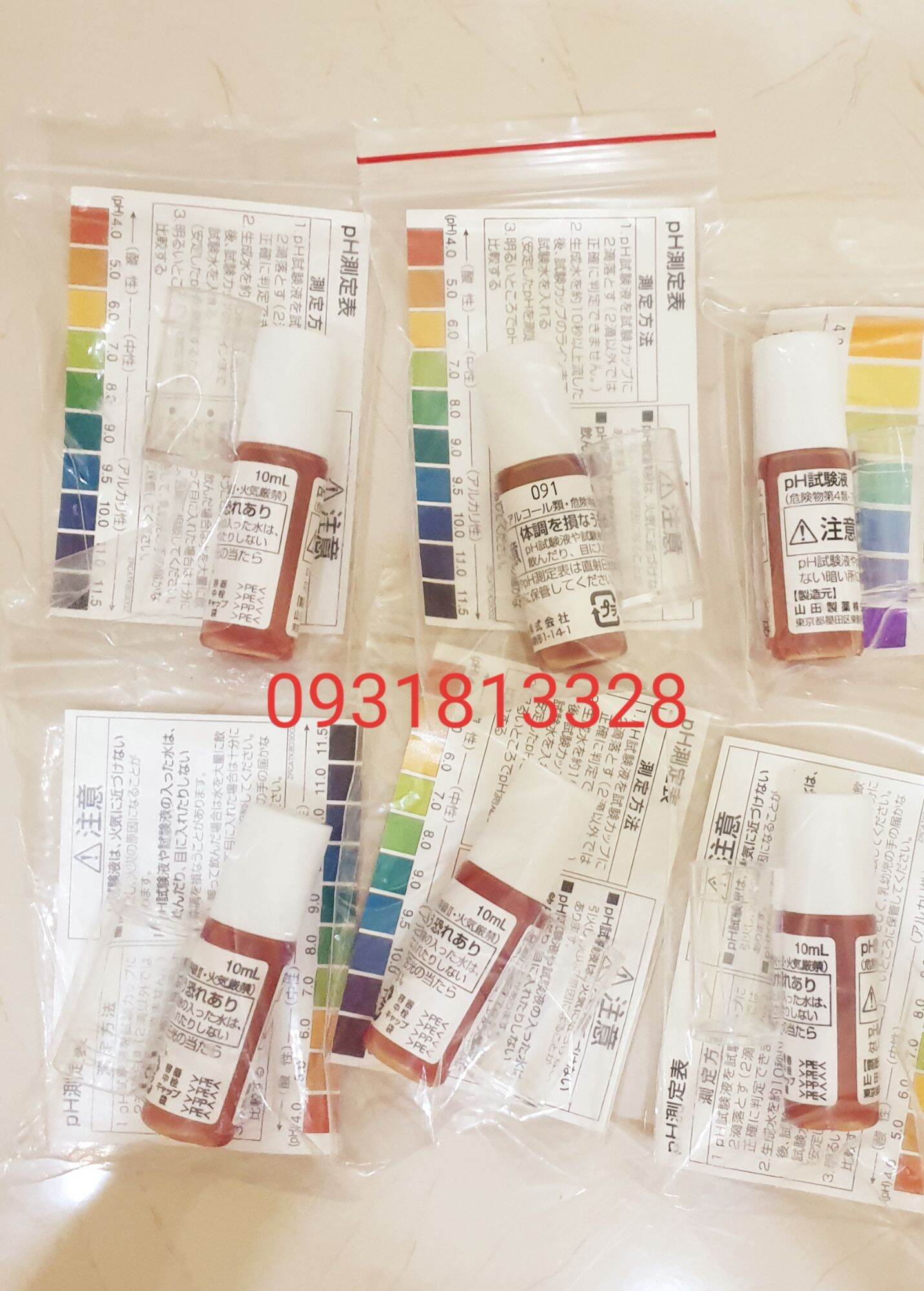 10ml Dung dịch test pH thử nguồn nước máy ion kiềm