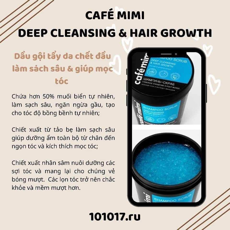 TẨY TẾ BÀO CHẾT DA ĐẦU CAFE MIMI