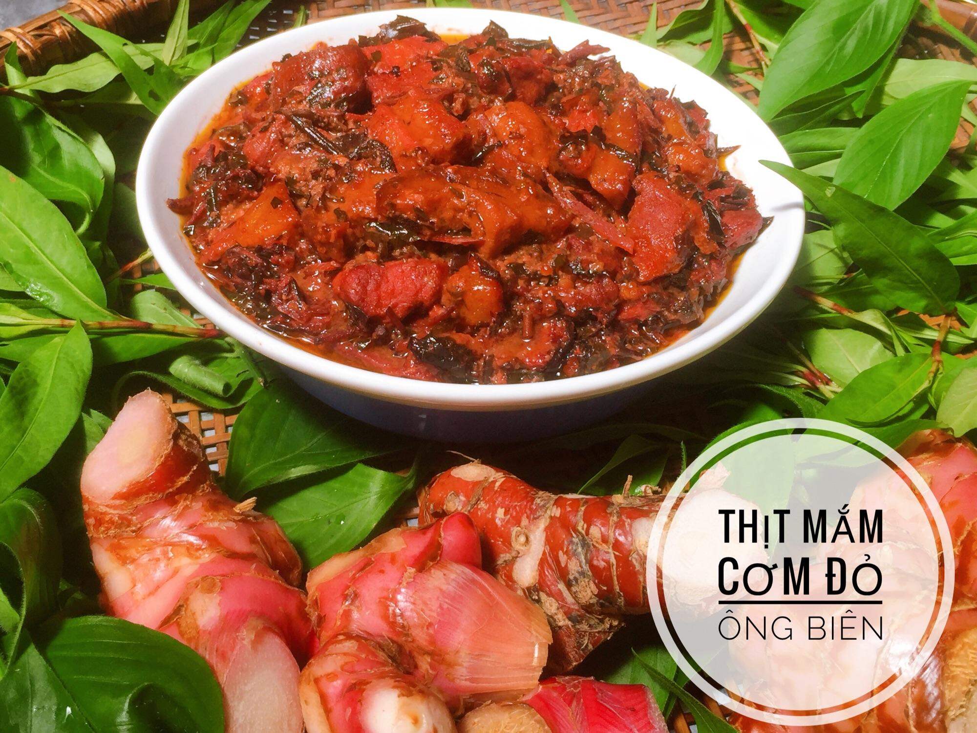 Thịt mắm cơm đỏ