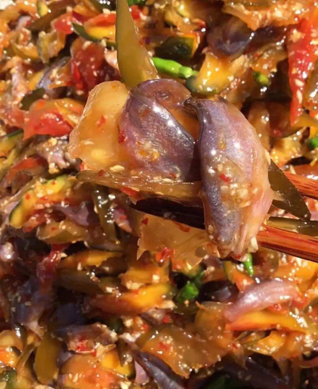 500gr Mắm Cá Chốt Trộn Đu Đủ