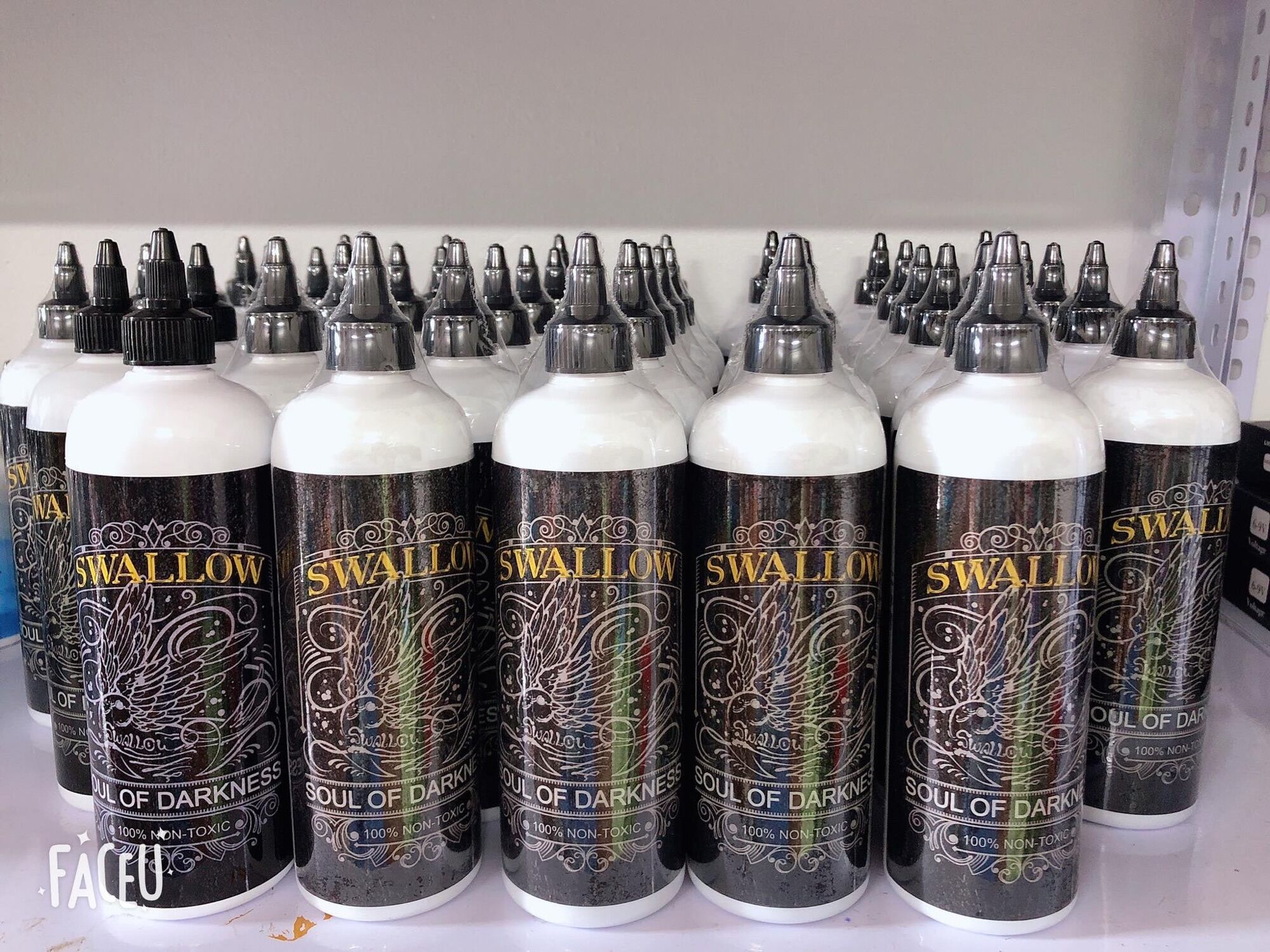 Nước pha trắng đen swallow chiết 4oz xăm tattoo