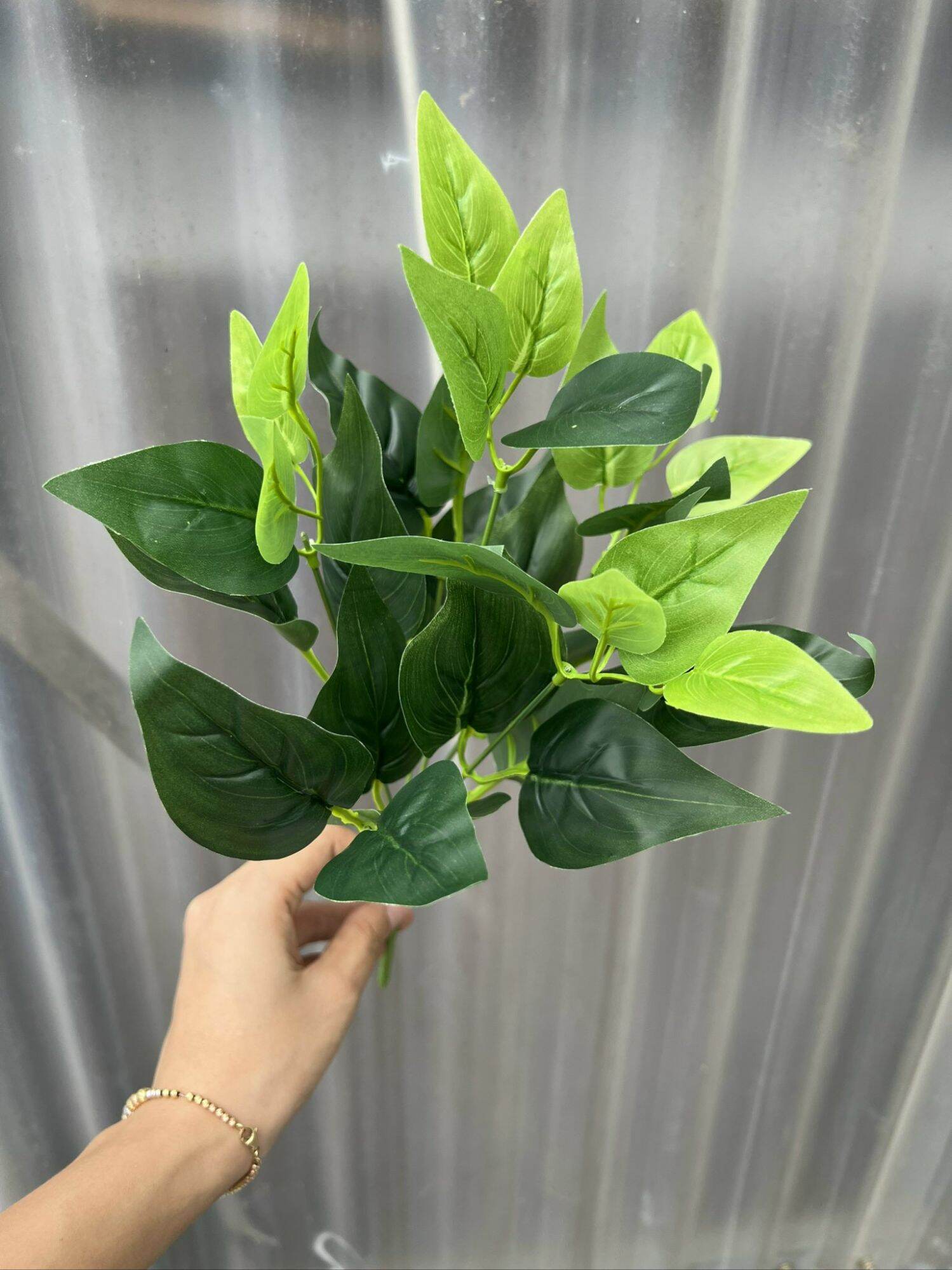 Cụm Cỏ Điểm _ Lá Giả Trang Trí