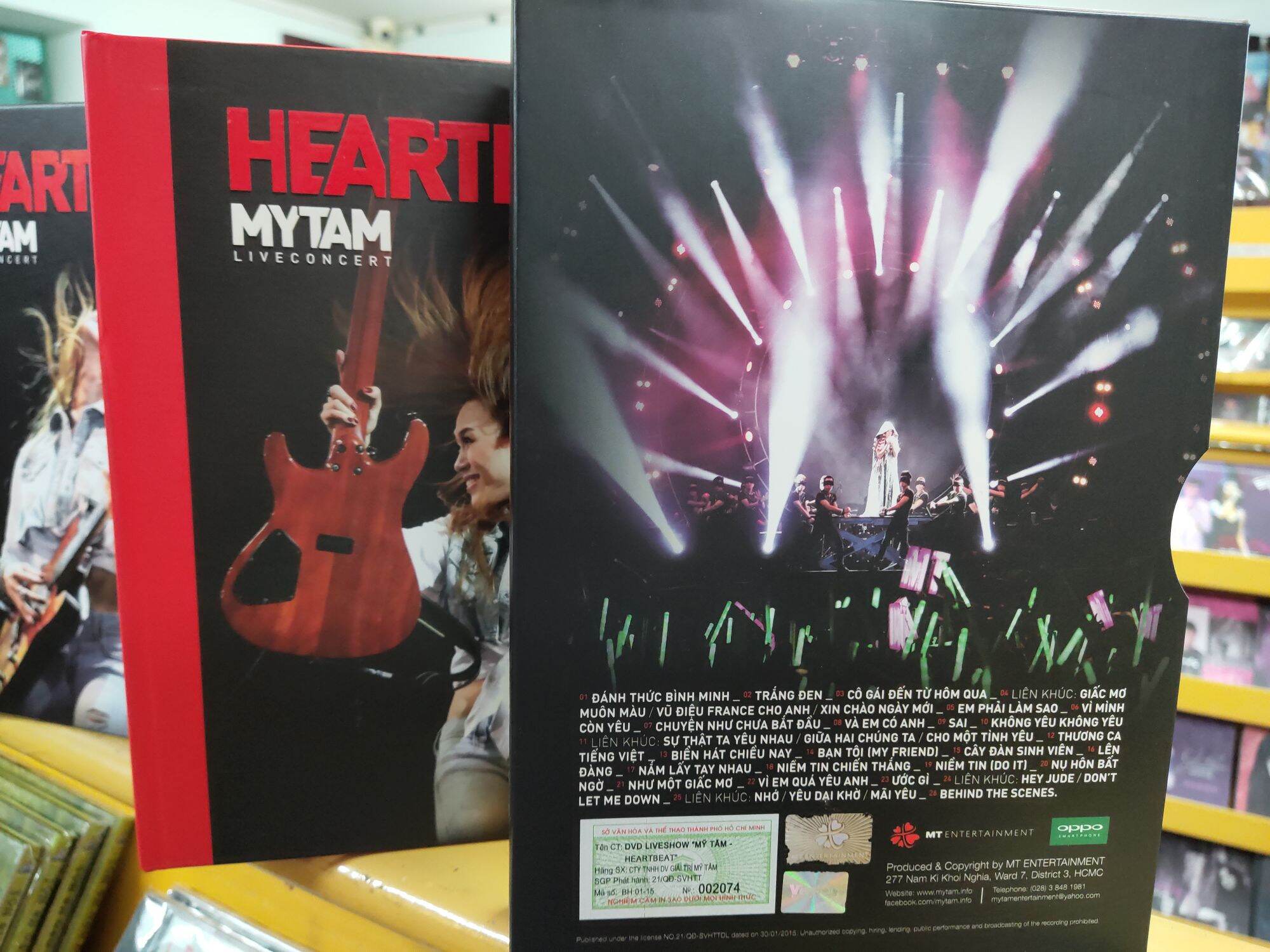 DVD - Liveshow Mỹ Tâm - HEARTBEAT