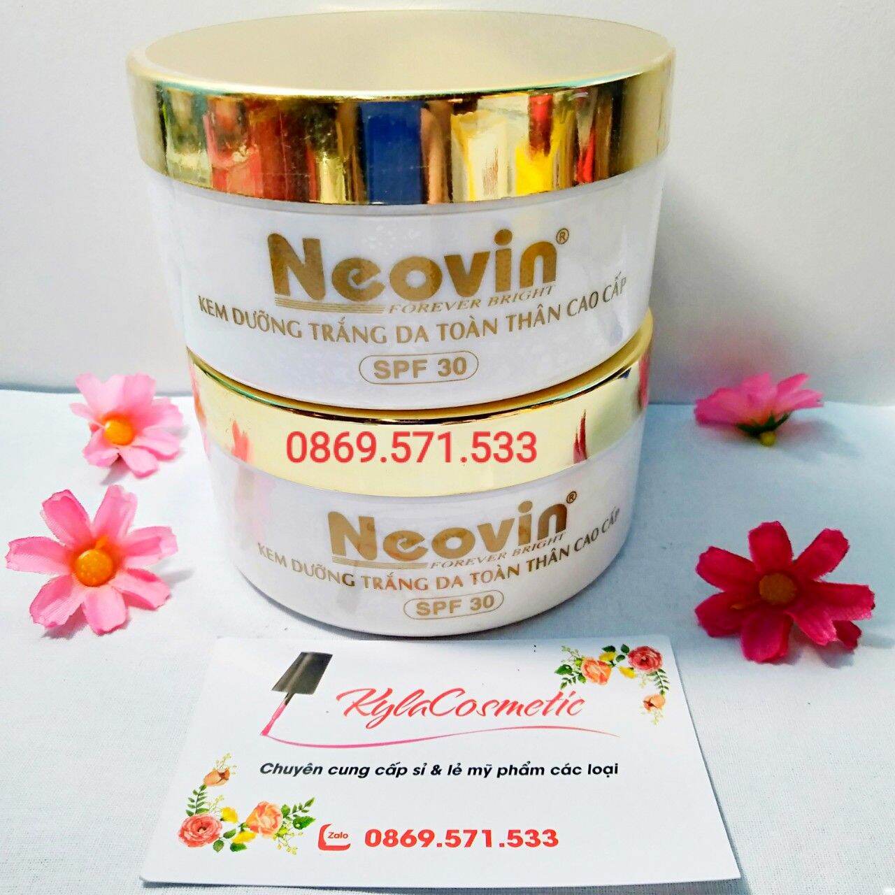 Kem Neovin Dưỡng Trắng Da Toàn Thân Cao Cấp 150G