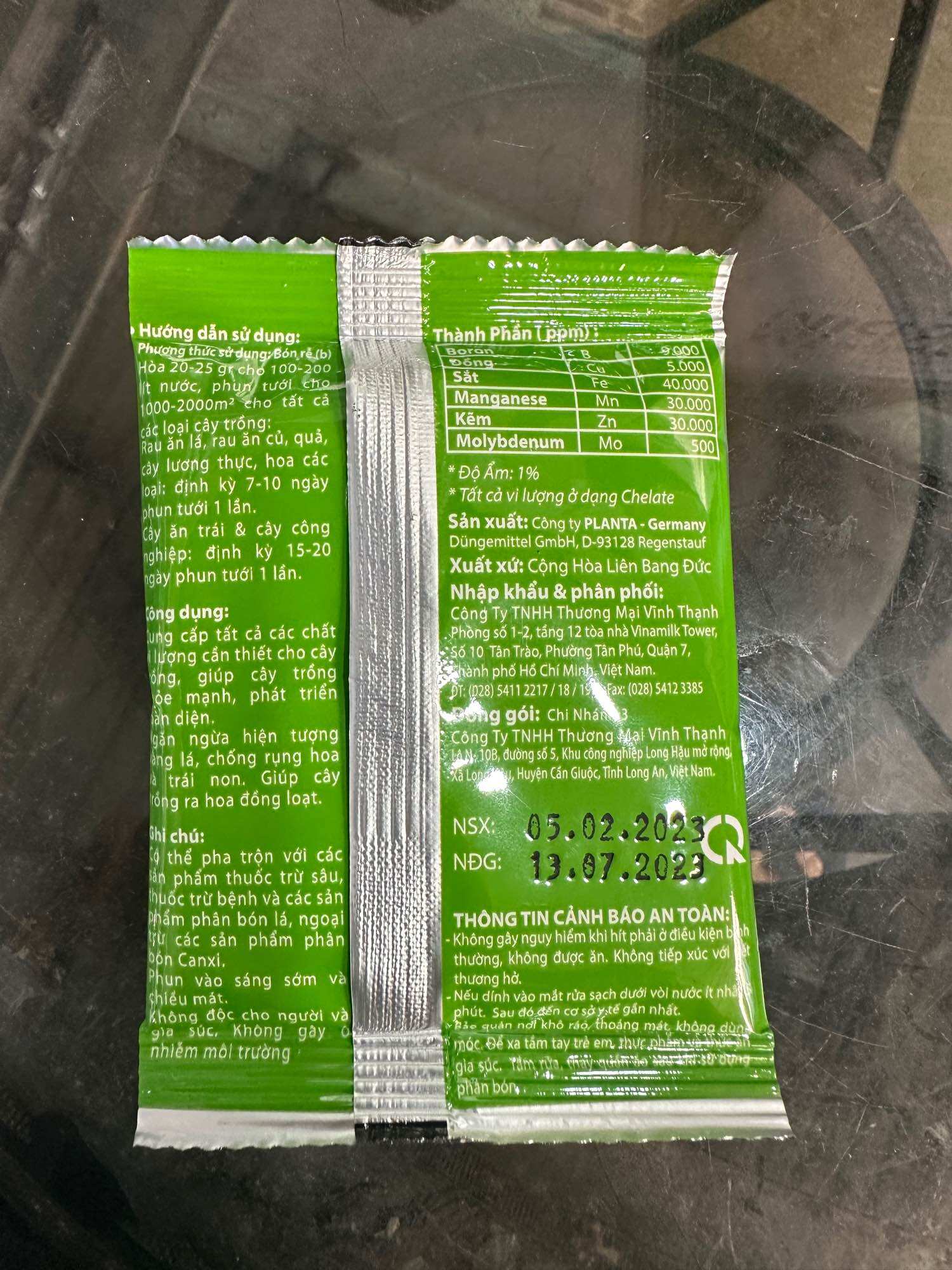 Phân bón lá vi lượng -  Vĩnh Thanh Microcombi - Gói 25g