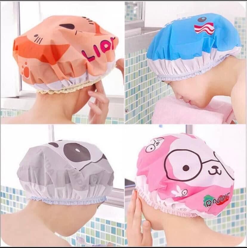 Mũ ủ tóc hình dễ thương