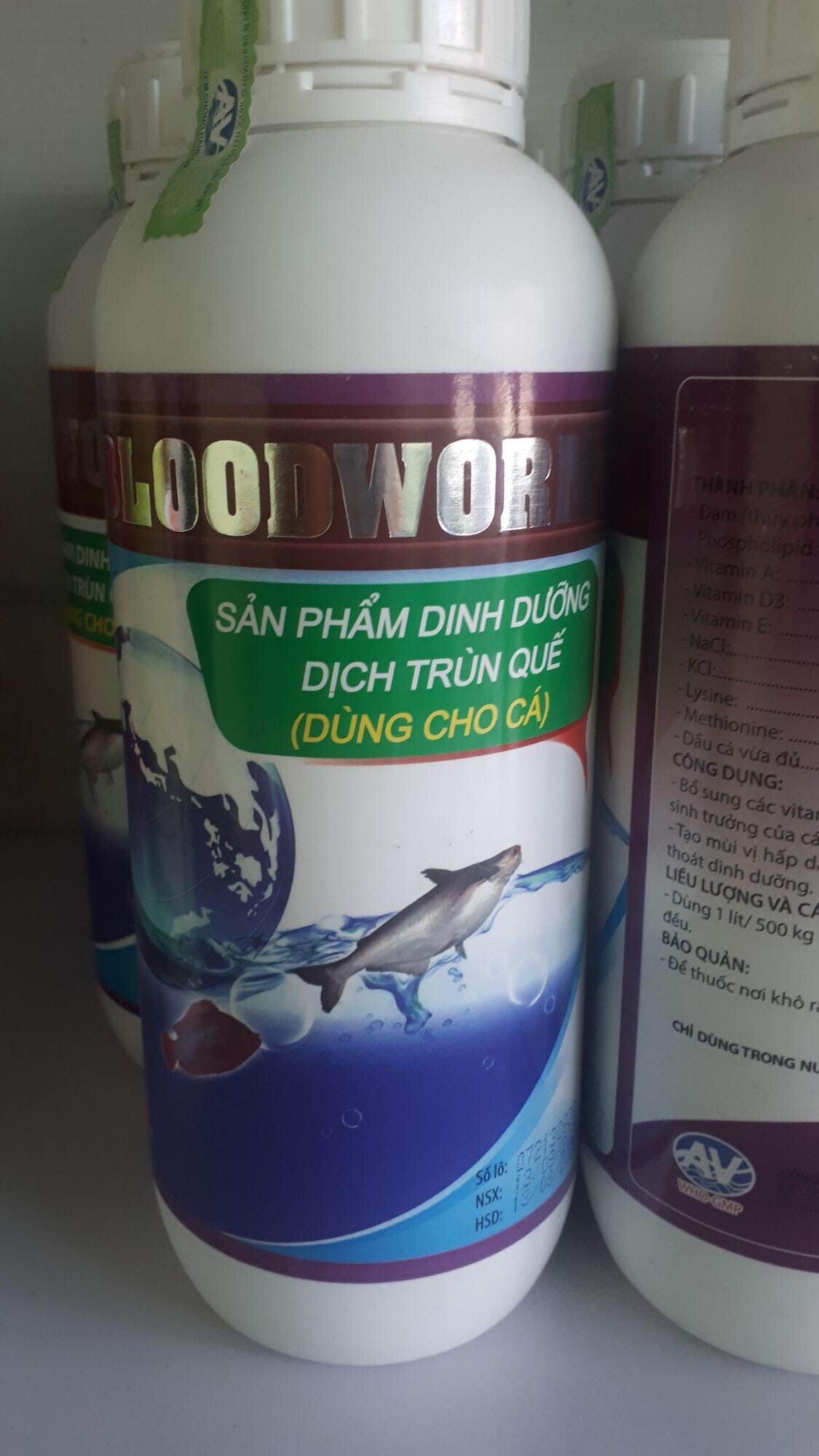 Dịch trùn quế cho động vật thủy sản