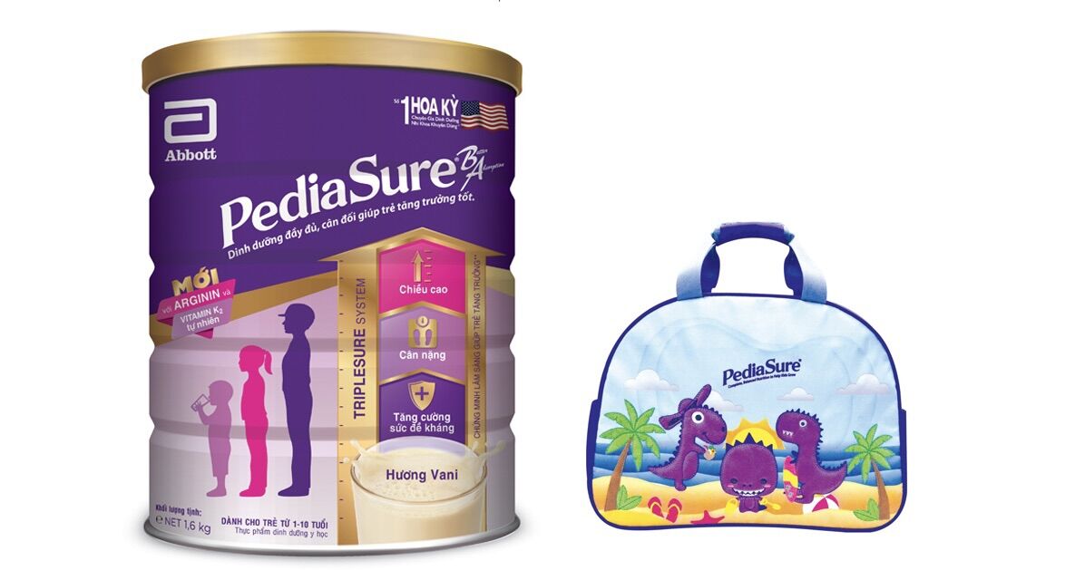 Sữa bột PediaSure lon 1.6kg