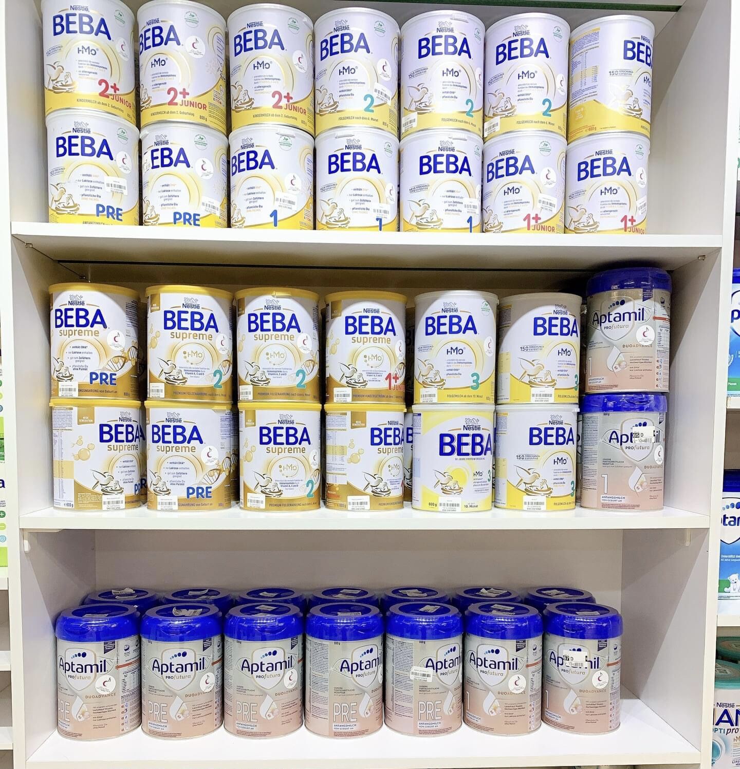 Sữa beba đức cho bé
