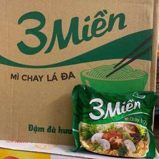 Thùng mì 3 Miền chay lá đa 30 gói 65
