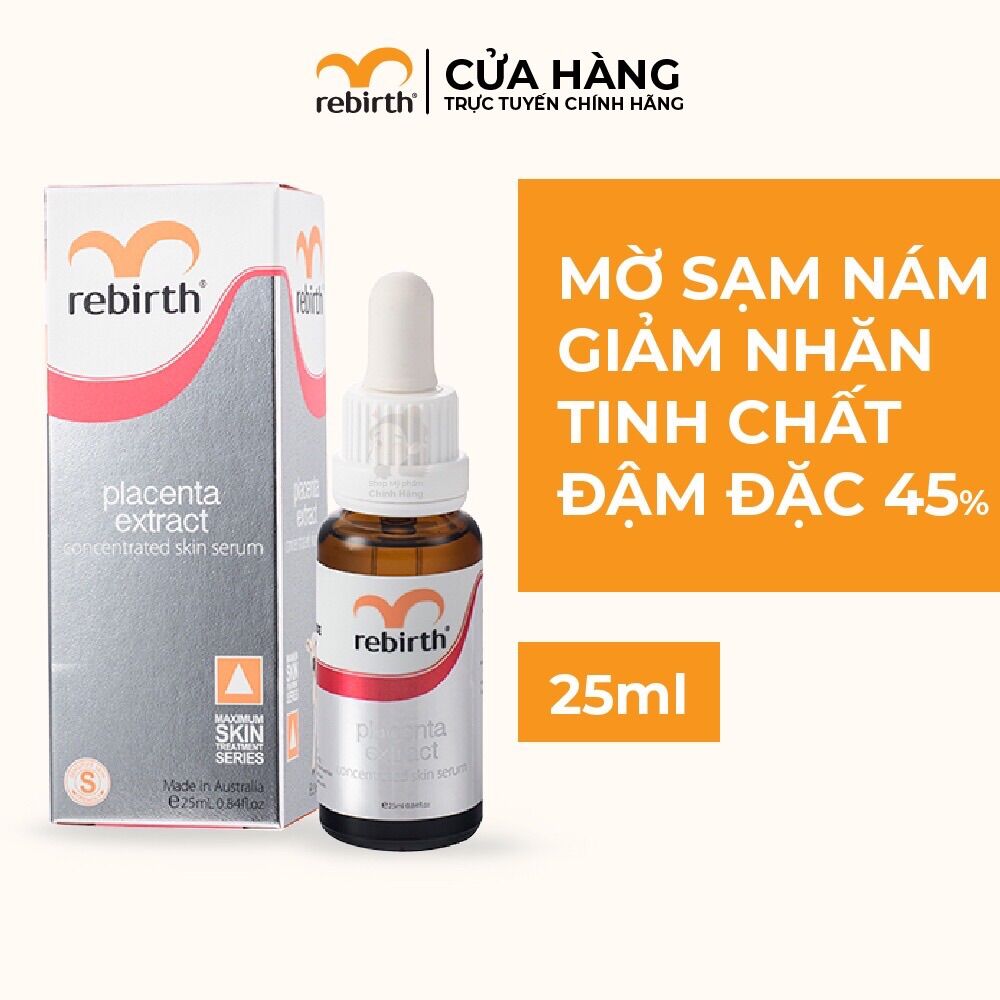 Tinh chất nhau thai cừu đậm đặc 45% Rebirth Placenta Extract Concentrate Serum 25ml