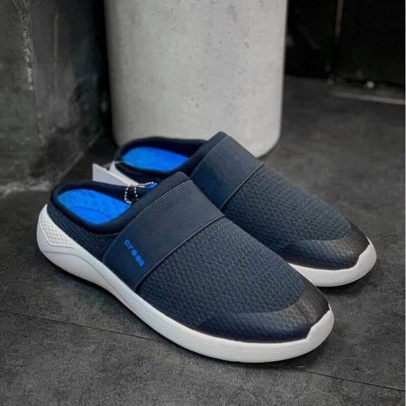 Giày sục nam crocs literide mule màu navy