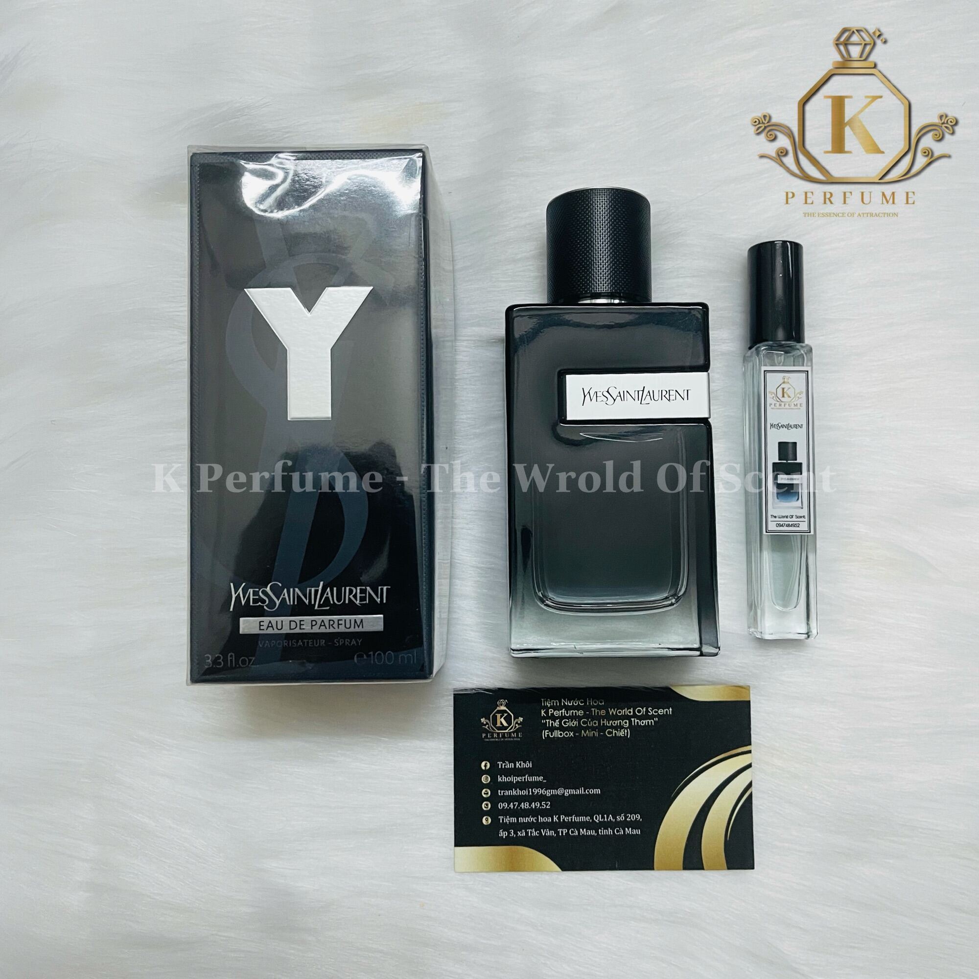 K - Perfume Chính Hãng] Nước Hoa Nam Chiết 5Ml 10Ml 20Ml - Yves Saint Laurent Y Eau De Parfum