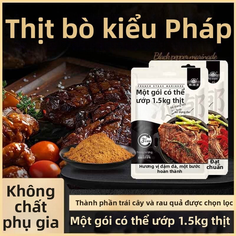 Gia Vị Ướp Thịt Bò Tiêu Đen Pháp