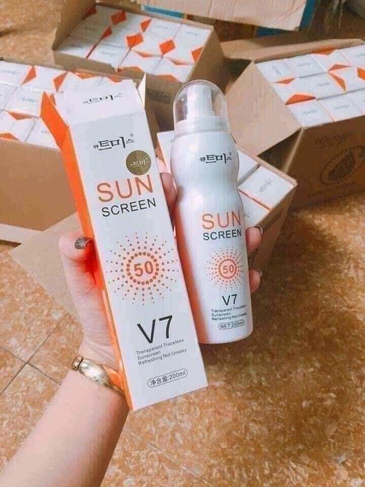 Xịt chống nắng V7 hàn quốc