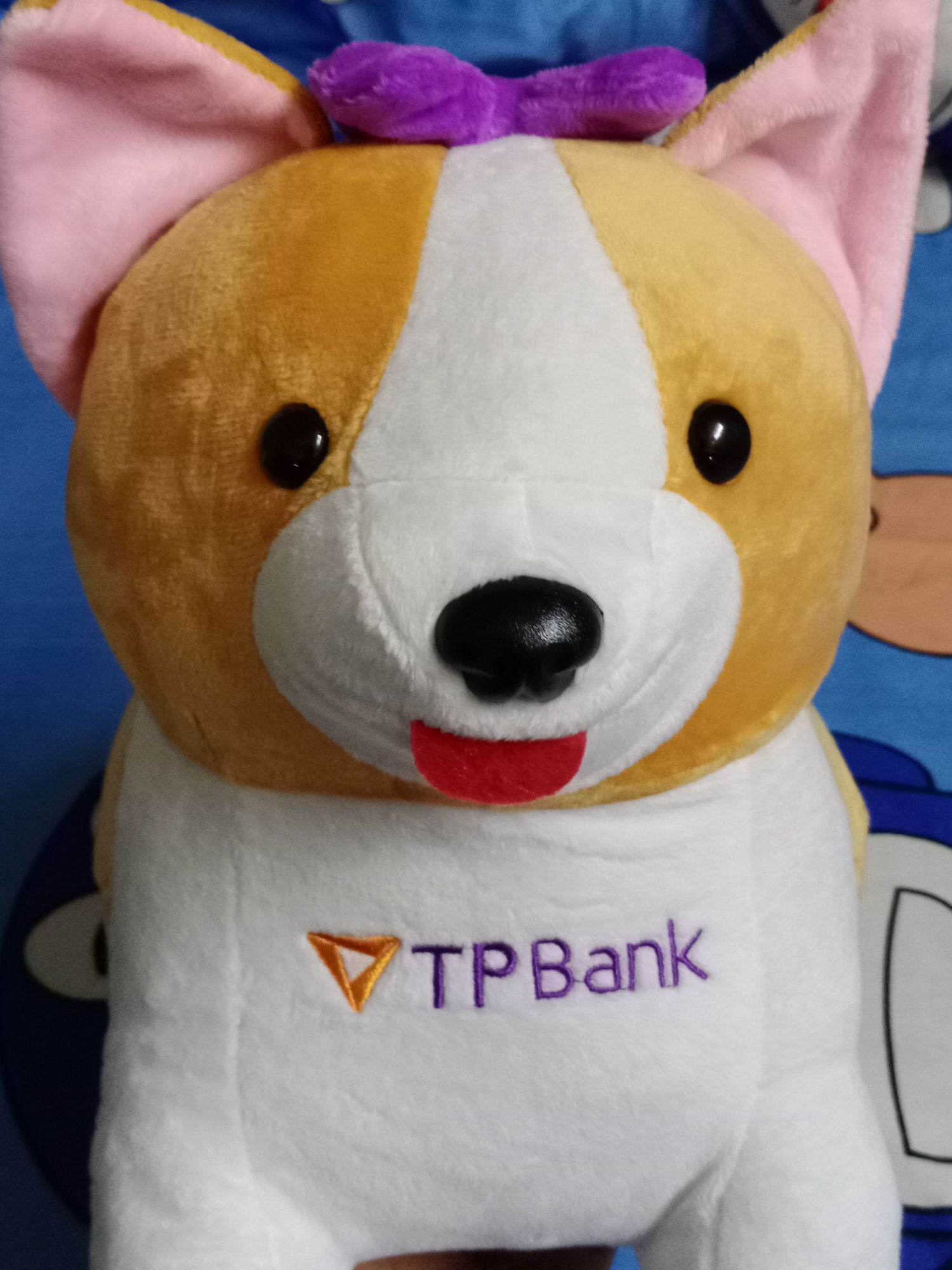 Chó corgi nhồi bông 4 chiều siêu mềm mịn