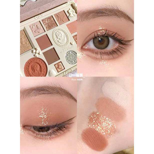 [COLORROSE] Bảng phấn trang điểm mắt màu sáng lấp lánh