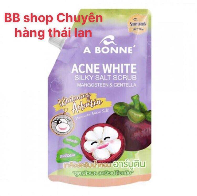 Muối Tắm A BONNÉ  Tẩy Tế Bào Chết hàng nhập khẩu Thái Lan có vòi loại 350g
