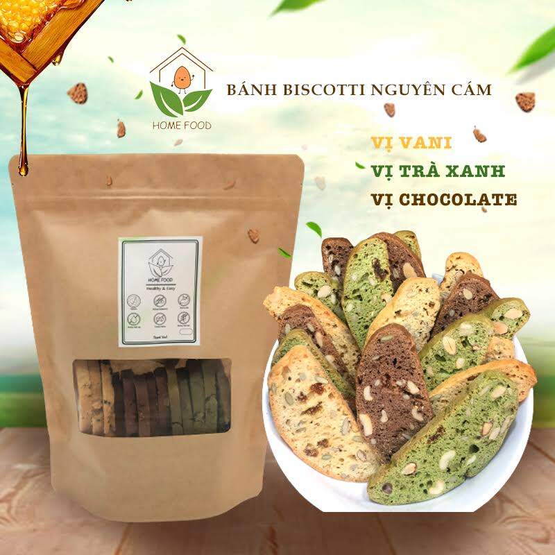 (Keto-Das-eatclean) Bánh BISCOTTI 100gam ăn kiêng GIẢM CÂN, TIỂU ĐƯỜNG