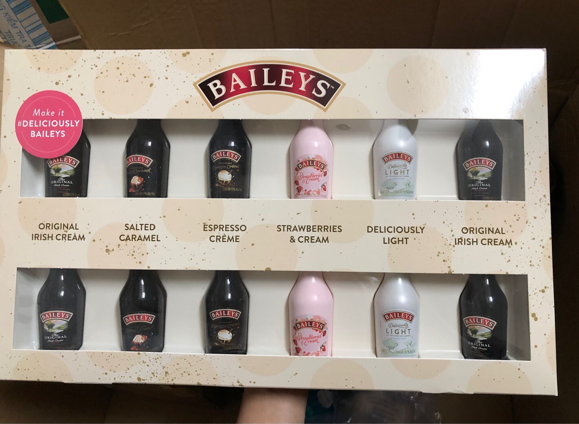Set 12 chai Baileys mini - Mỹ