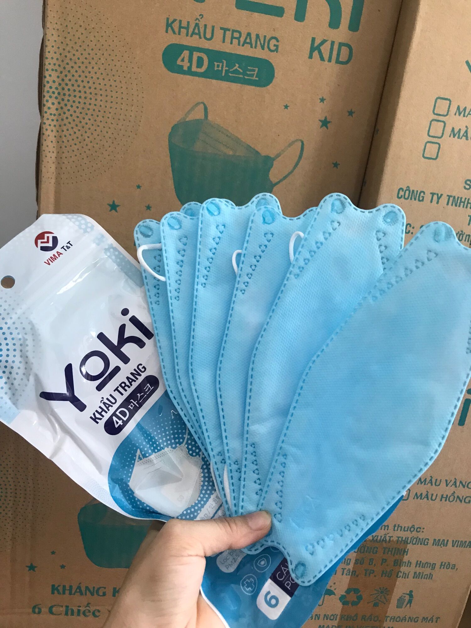Sỉ thùng khẩu trang yoki 1 thùng 300 cái