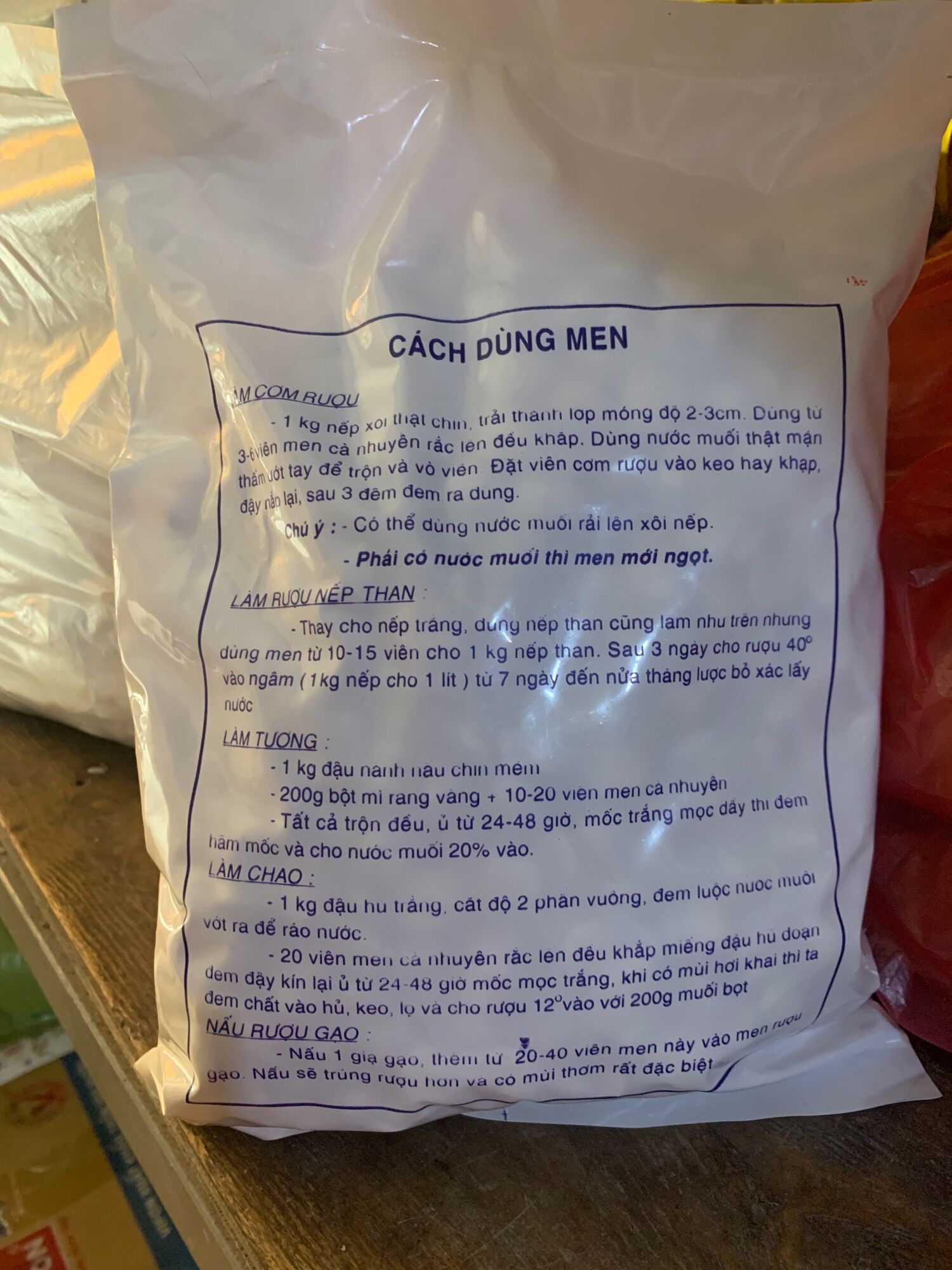 [hcm] Men ngọt Mỹ Linh gói 900gr