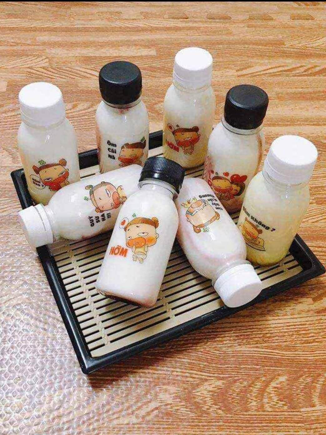💥Combo 10💥 chai nhựa cứng nắp đen, trắng 100ml