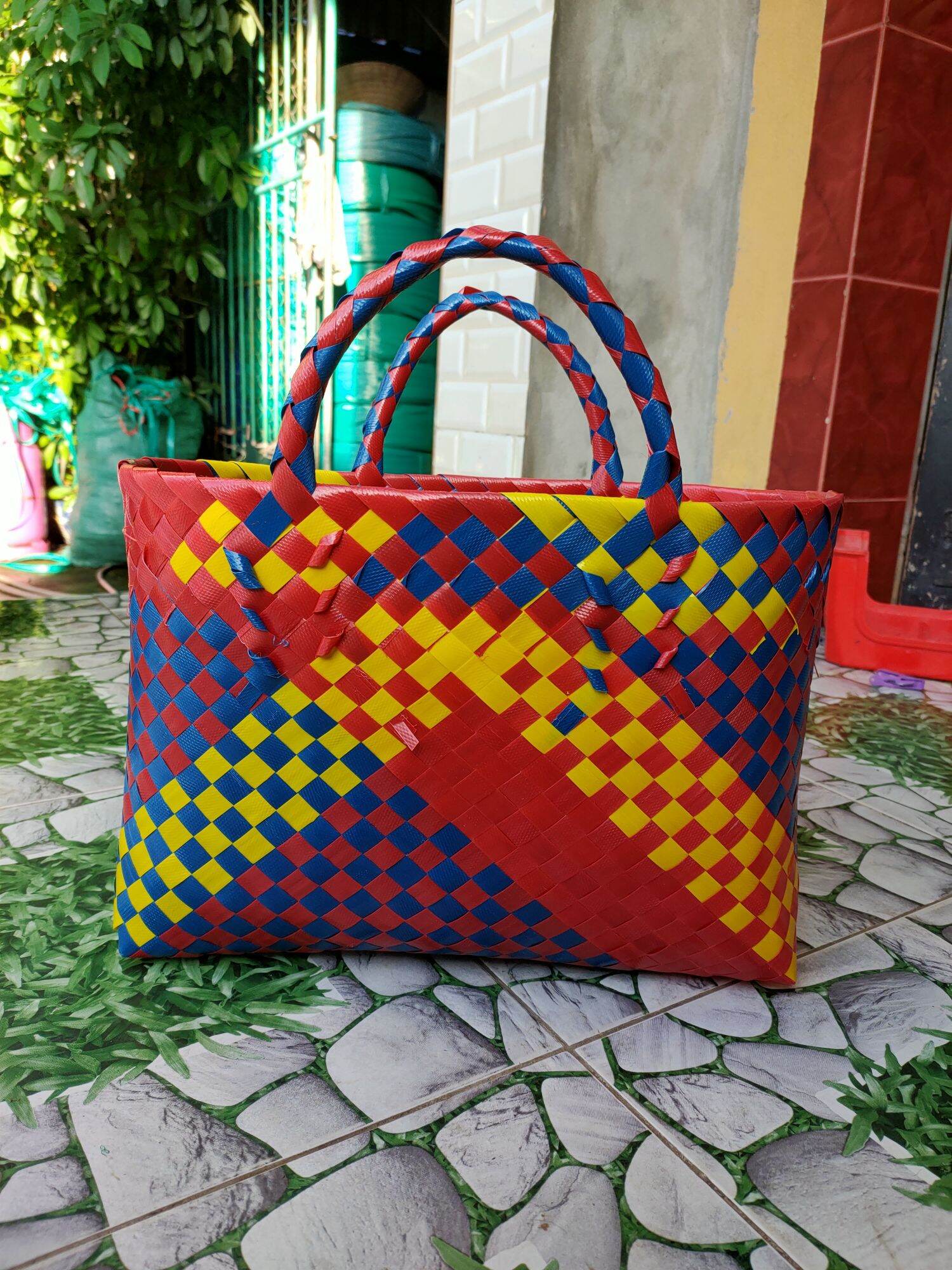 làn chéo đi chợ, giỏ xách đi chợ size 38 cm