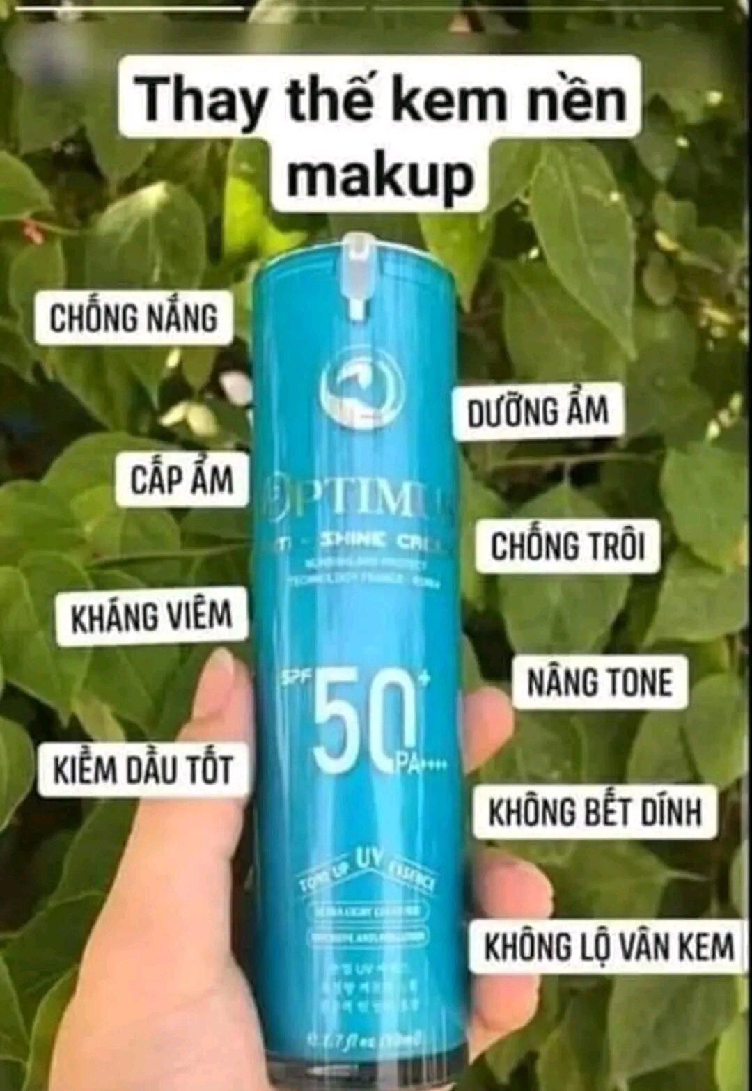 Kem chống nắng Thanh Mộc hương
