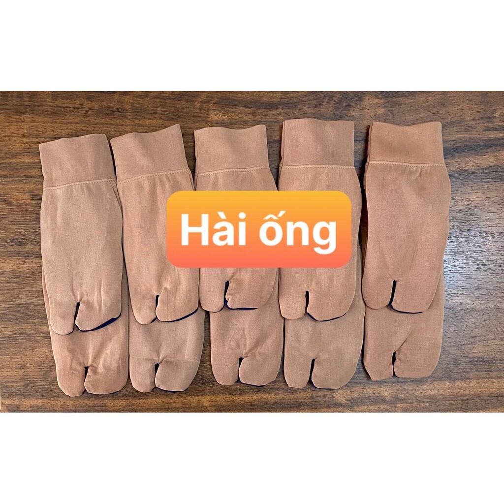 5 đôi vớ hài vải cao 5 cm cổ bo ôm và xỏ ngón