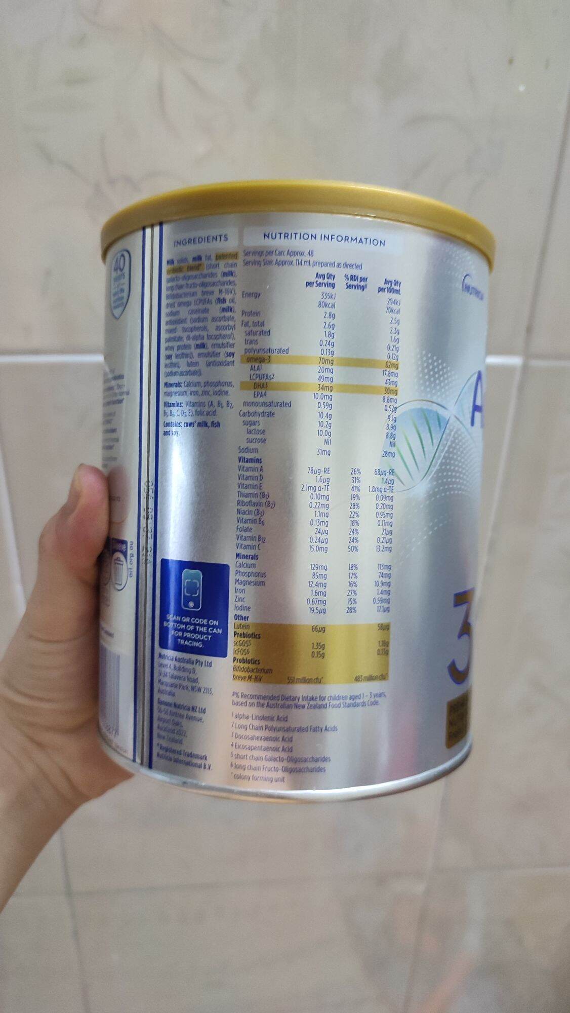 [HCM]Sữa Aptamil Profutura 900gr SỐ 3 và SỐ 4 DATE XA