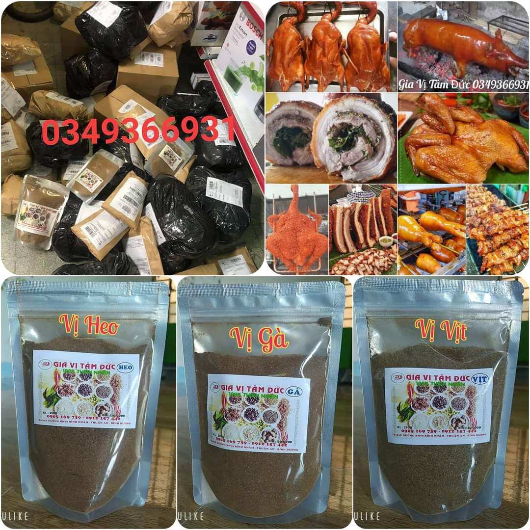 Gia Vị Heo Quay - Gia Vị Tâm Đức (250g)