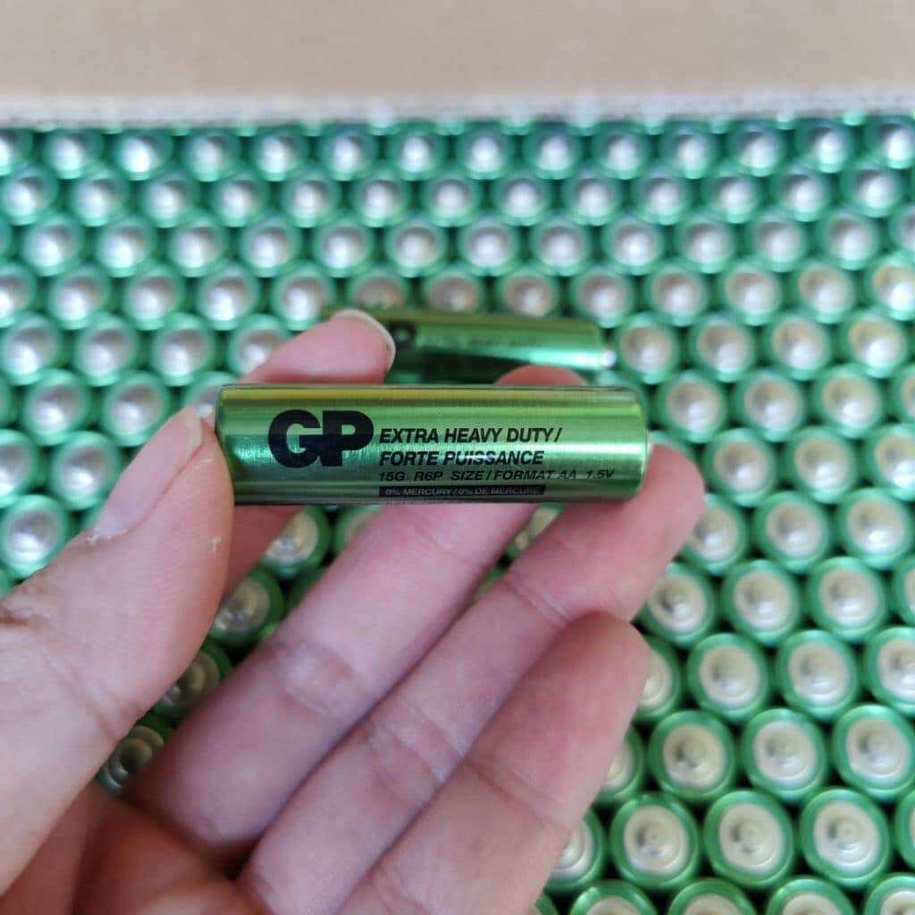 Combo 10 cục pin tiểu AA 2A GP Pin khô không chảy