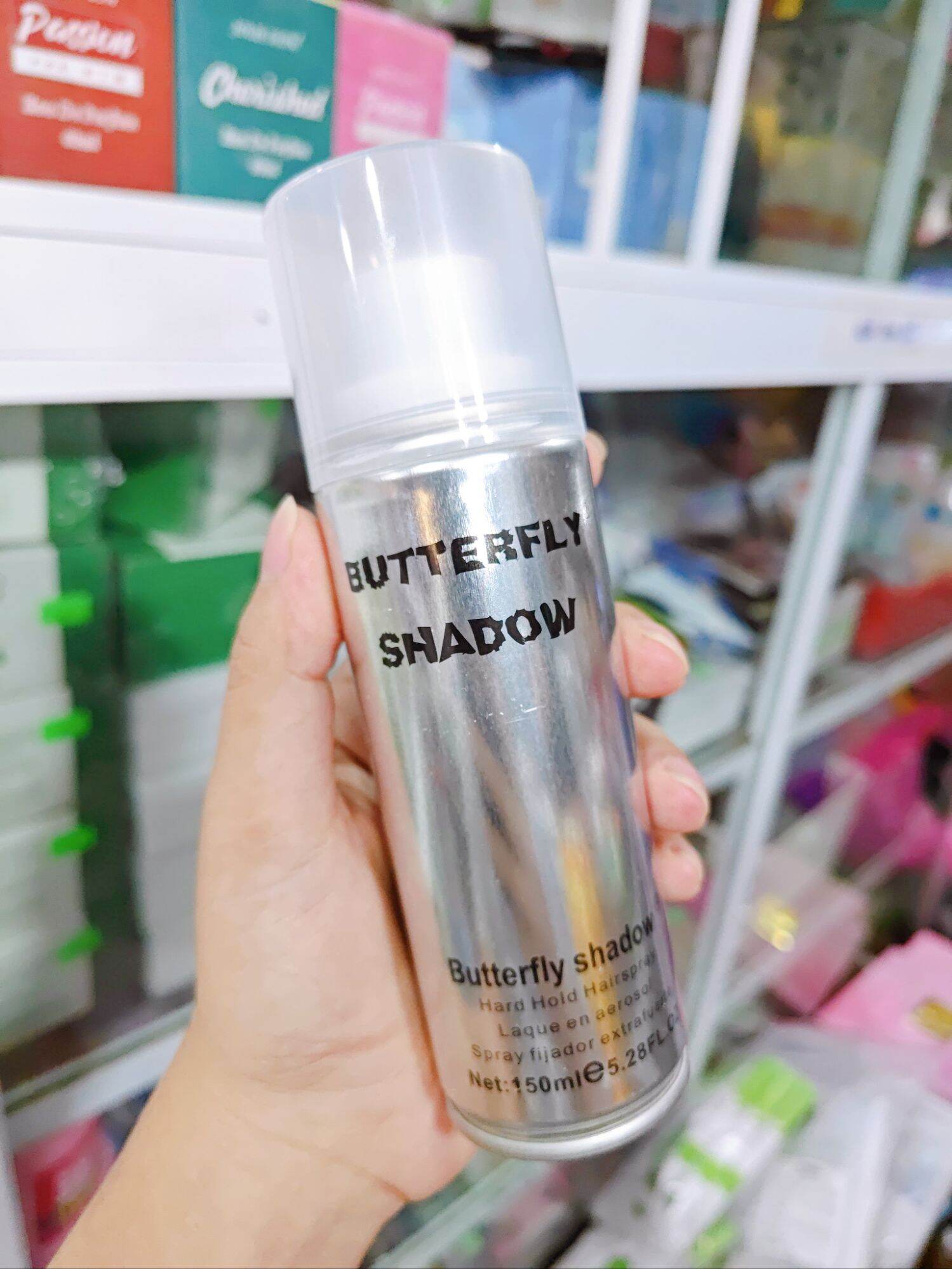 Gôm Xịt Tóc Giữ Nếp Butterfly Shadow 100ml - hàng chuẩn